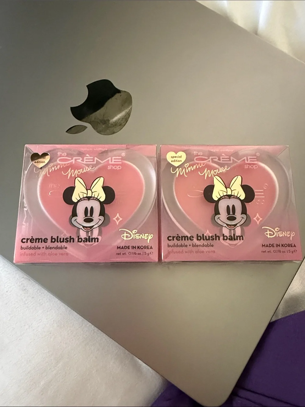 Disney Minnie Mouse Pink Crème Blush Balm — Soft Pink Buildable Blush